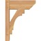 Ekena Millwork Merced Slat Smooth Outlooker, Western Red Cedar, 5 1/2"W x 12"D x 16"H OUT06X12X16MRC06SWR - alternate 2